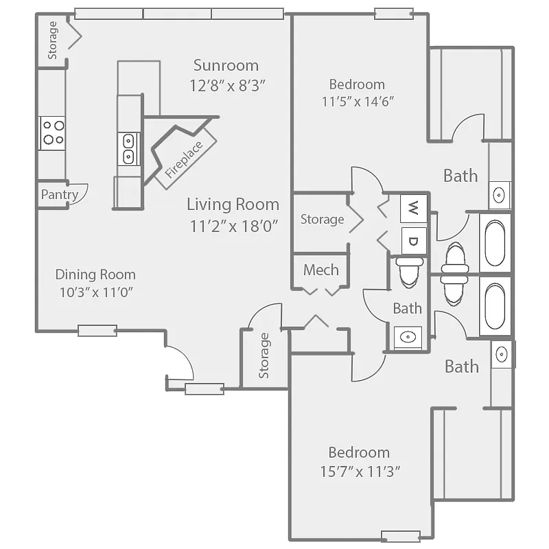Floor plan The Magnolia