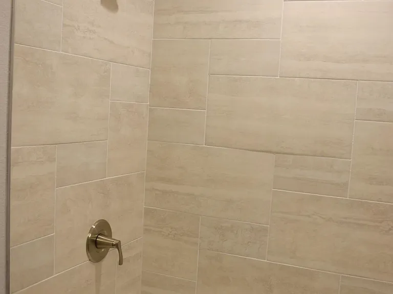 Downstairs tub and shower