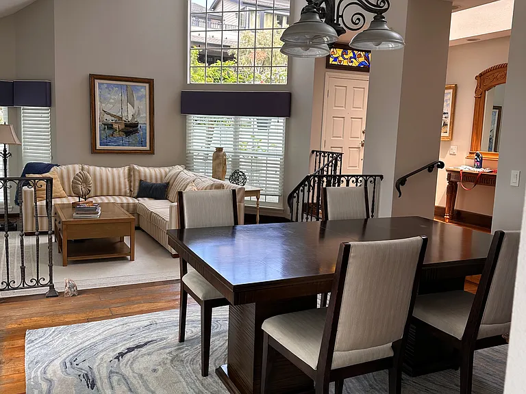 Dining and Living areas