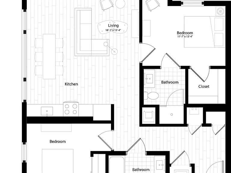 B8 floor plan Addison