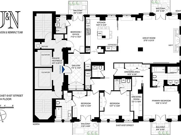 2nd image of 40 E 61st St APT 18A