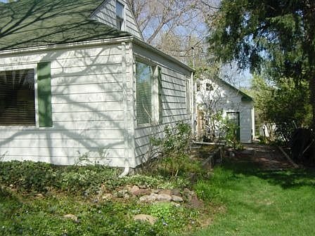 South side of house