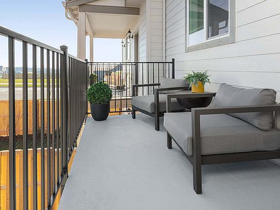 Balcony Overlooking Yard at Provence, Townes at Vineyard