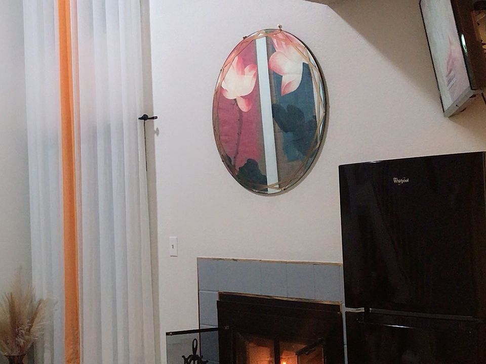 Fireplace brings your family cozy sense in wintertime.