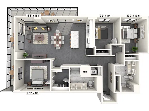 Floor plan C01-Signature