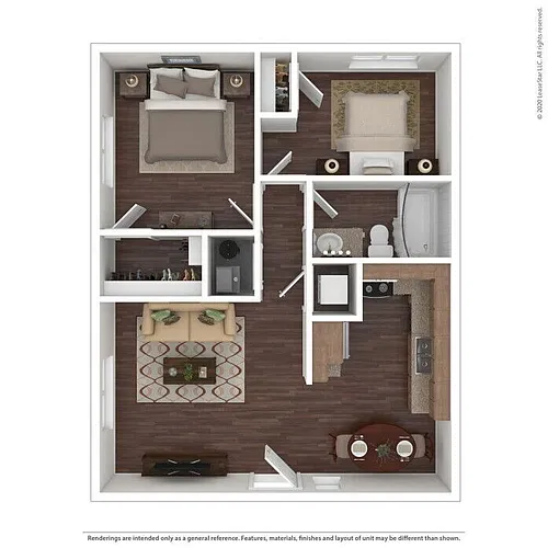 Floor plan 2x2 Copper