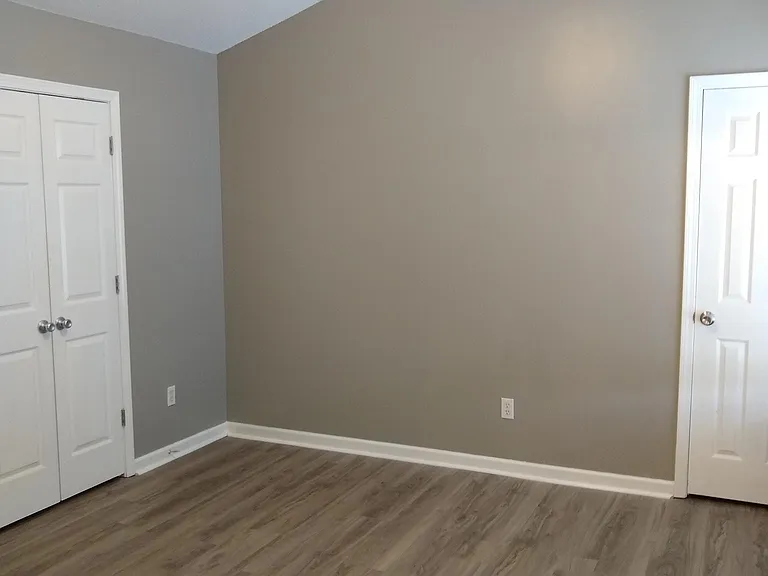 Mater bedroom, two closets.
