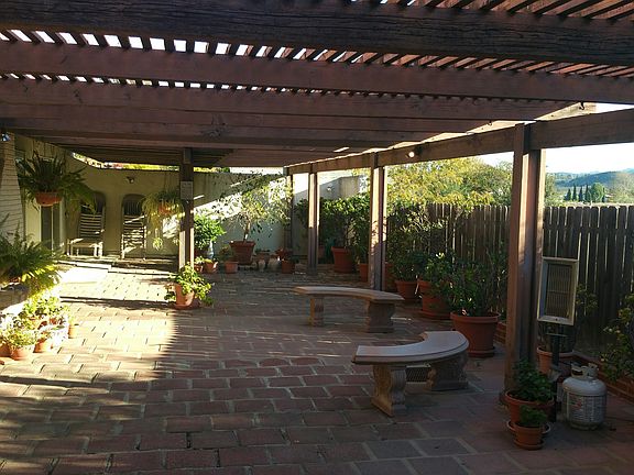 Entertaining area patio