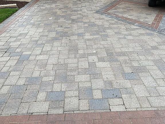 Brick driveway