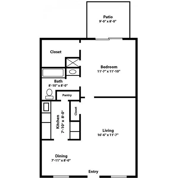 Floor plan B