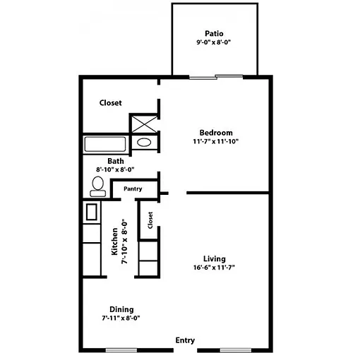Floor plan B