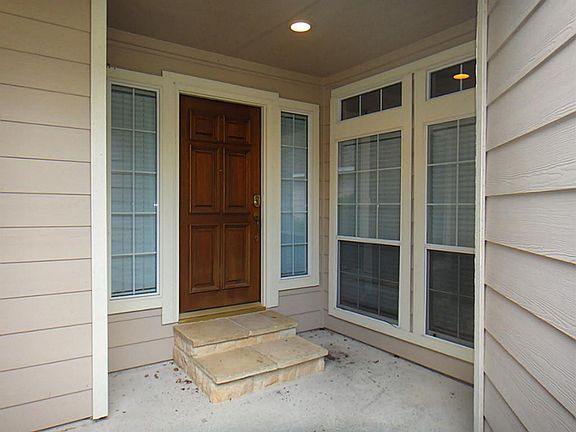 Solid wood front door!