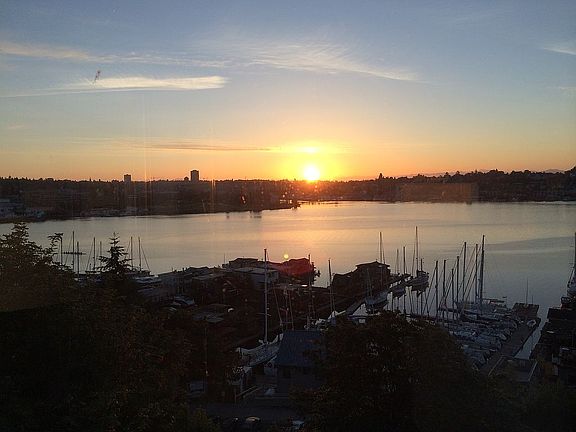 sunrise over Lake Union