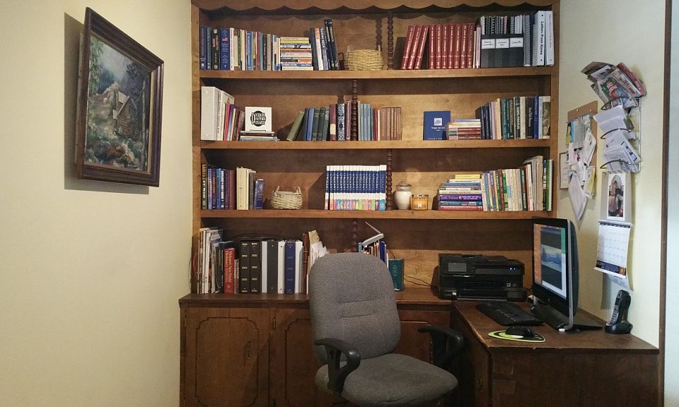 Office Desk off of Family Ro