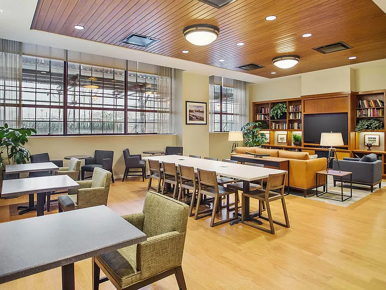 New clubroom with large screen TV
