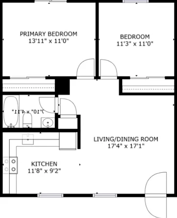 2 bed, 1.0 bath, 850 sqft, $799 — Photo 3