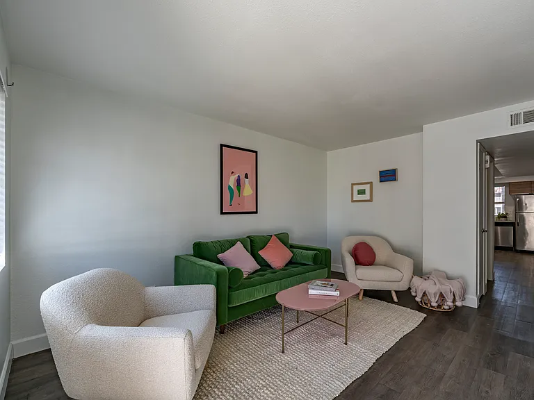 Bright living area perfect for entertaining.
