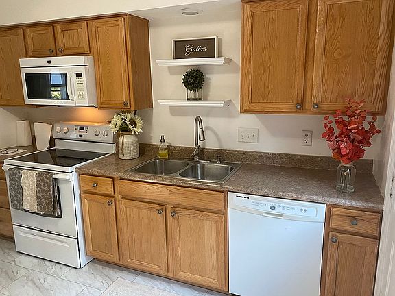 Kitchen with new flooring