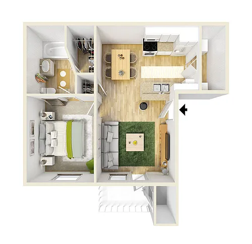 Floor plan The Oasis