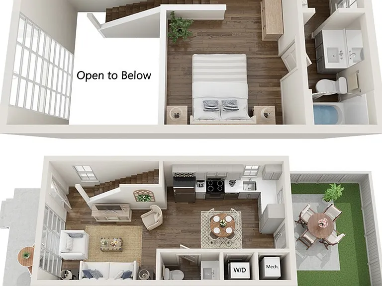 1 Bed Palmetto Loft 1 Bed Palmetto Loft