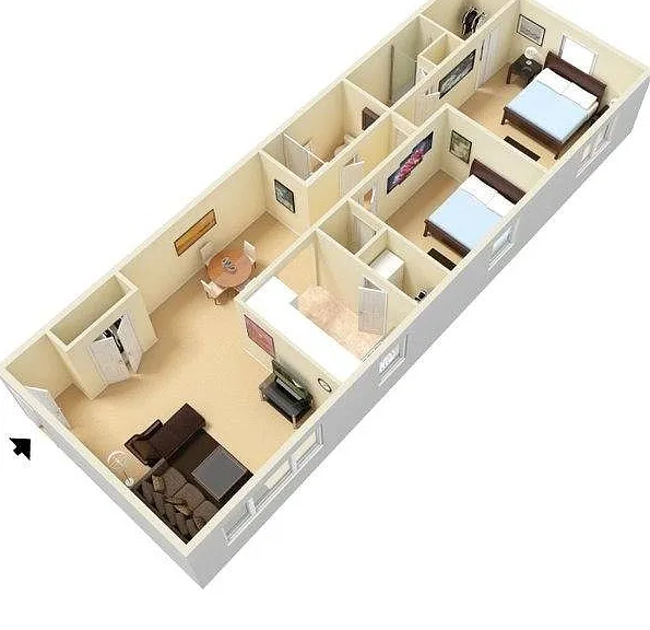 Willowbrook Renovated 2BD 2Bath 800sqft Willowbrook Renovated 2BD 2Bath 800sqft