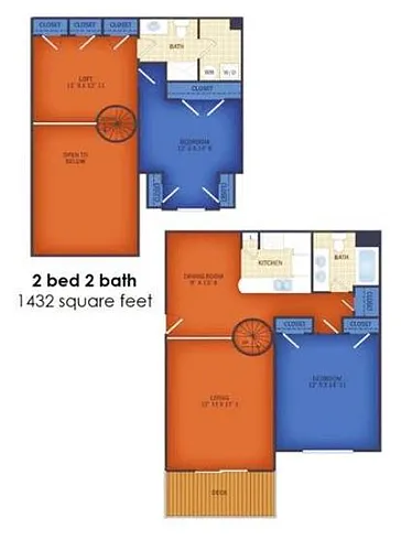Floor plan 2D (Loft)