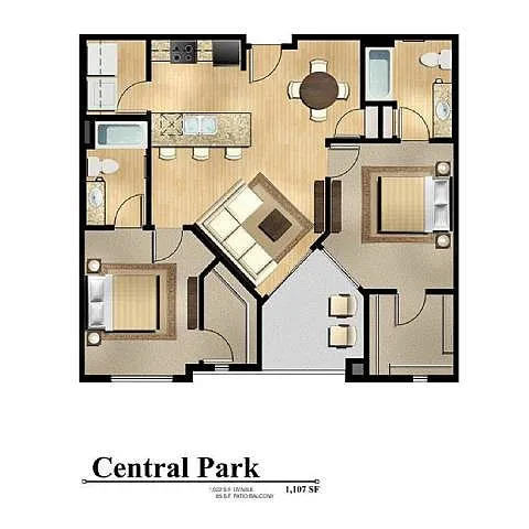 Floor plan Central Park