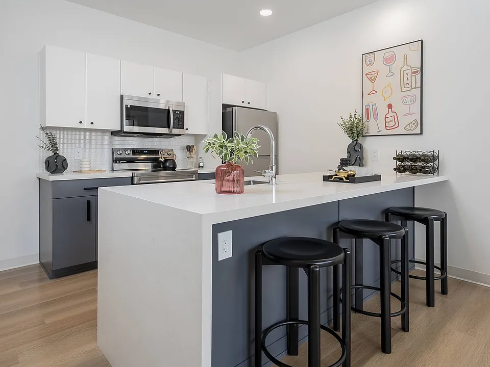 Kitchen and Island