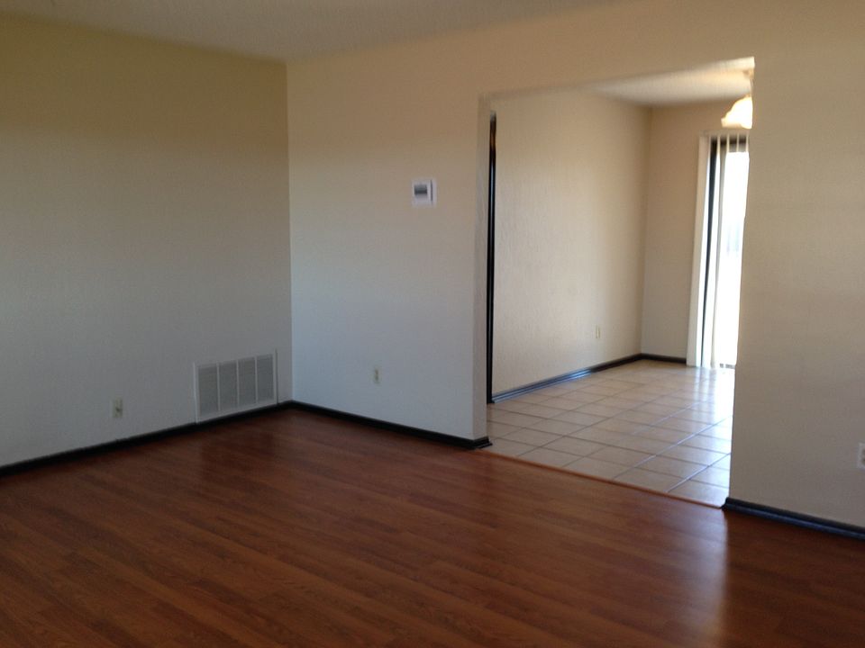 Living into dining area
