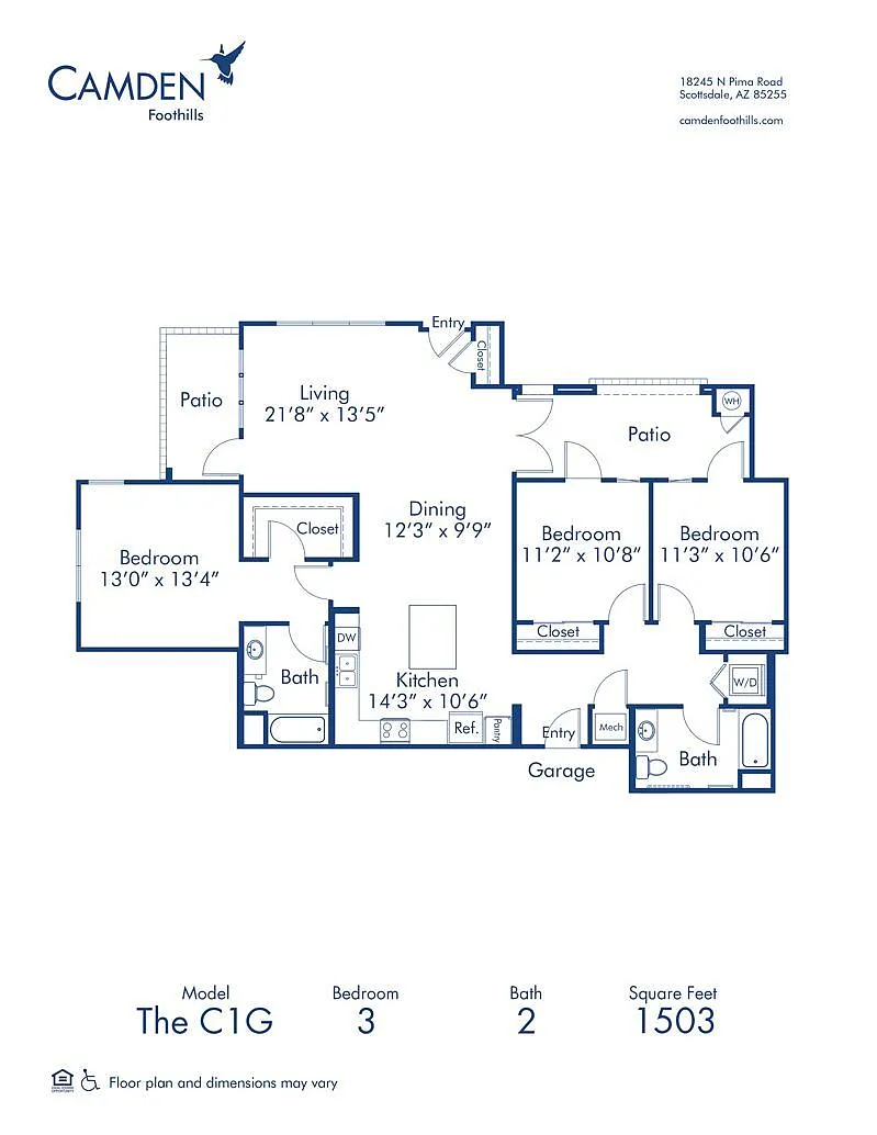 Floor plan The C1G