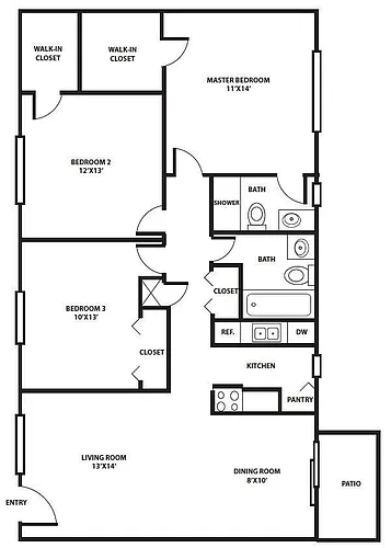 Floor plan Villa