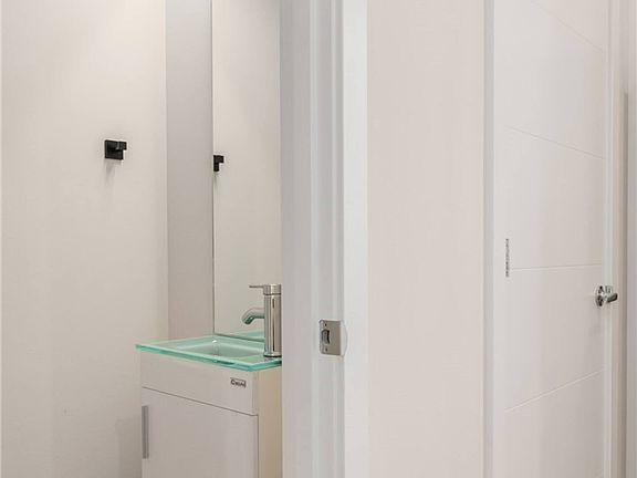 Powder bathroom on first floor
