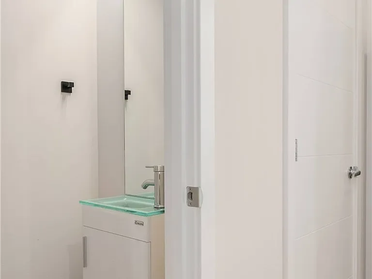 Powder bathroom on first floor