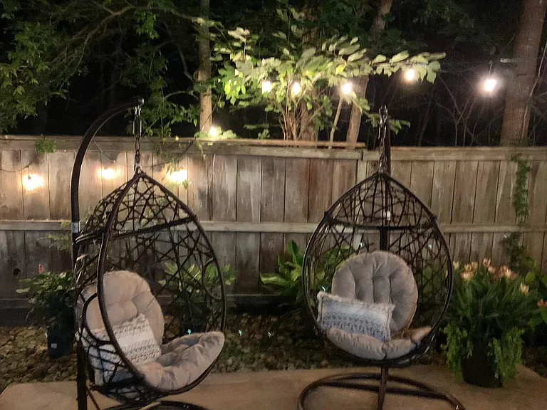 Cozy outdoor relaxation