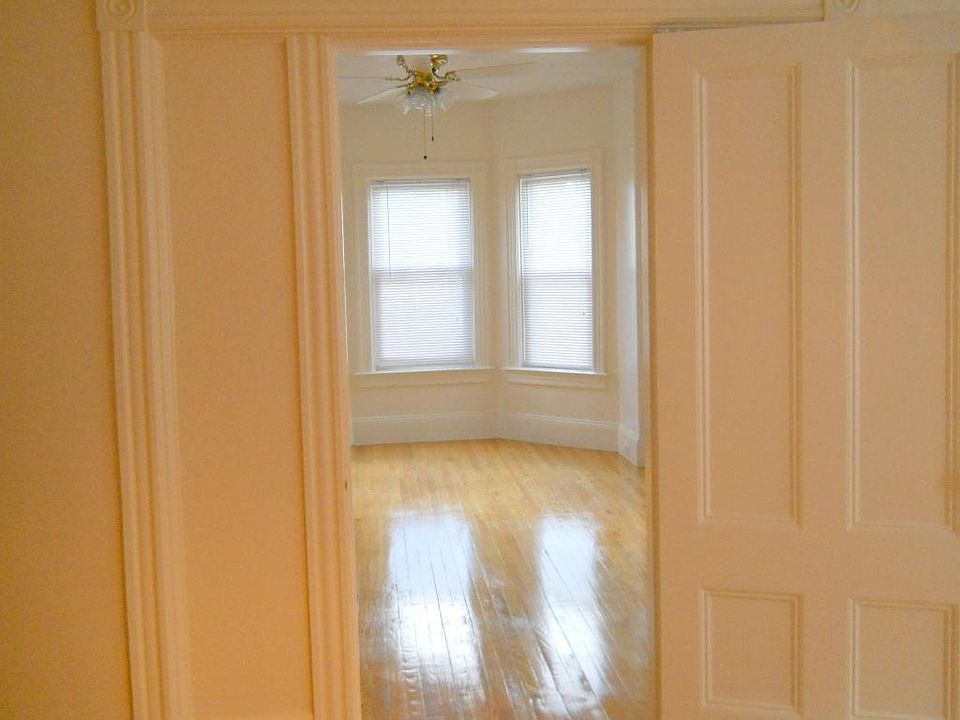 Master bedroom looking into front room