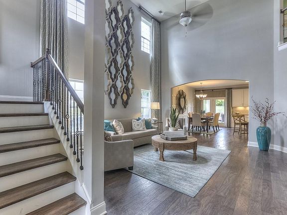 The Wellington Foyer and Great Room This is a model representation, not the actual home