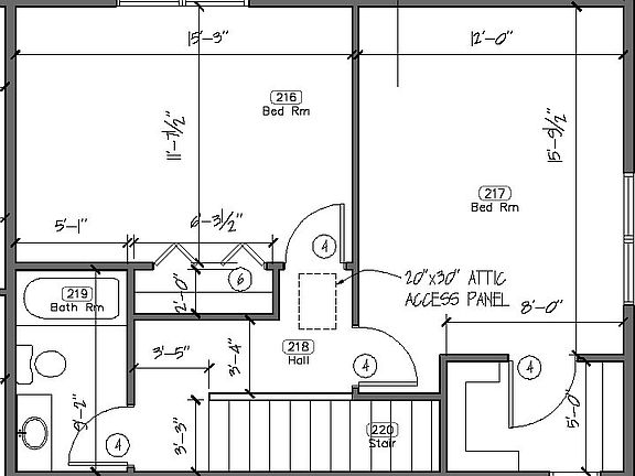 Two car layout, units vary