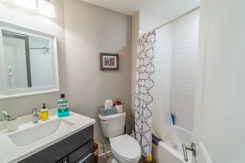 Floor plan Two Bedroom One Bathroom