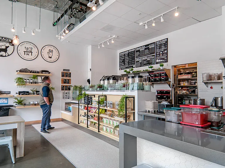 Inside the main building, grab your favorite milk tea at Boba Guys.