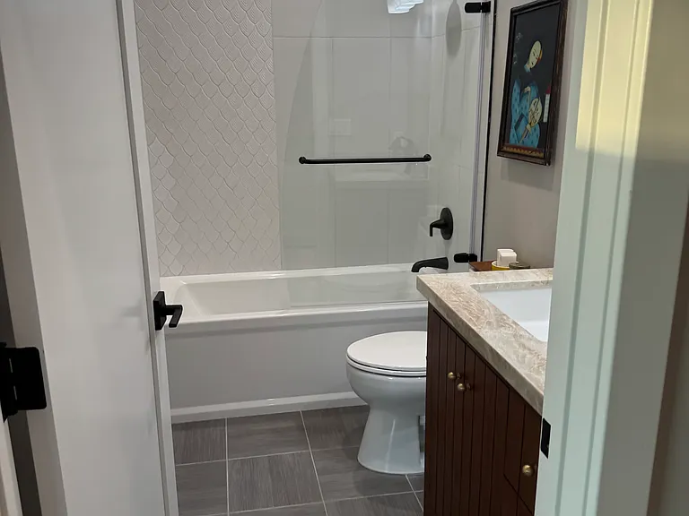 Secondary bathroom