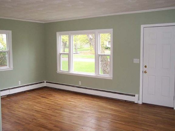 wood floors and big windows