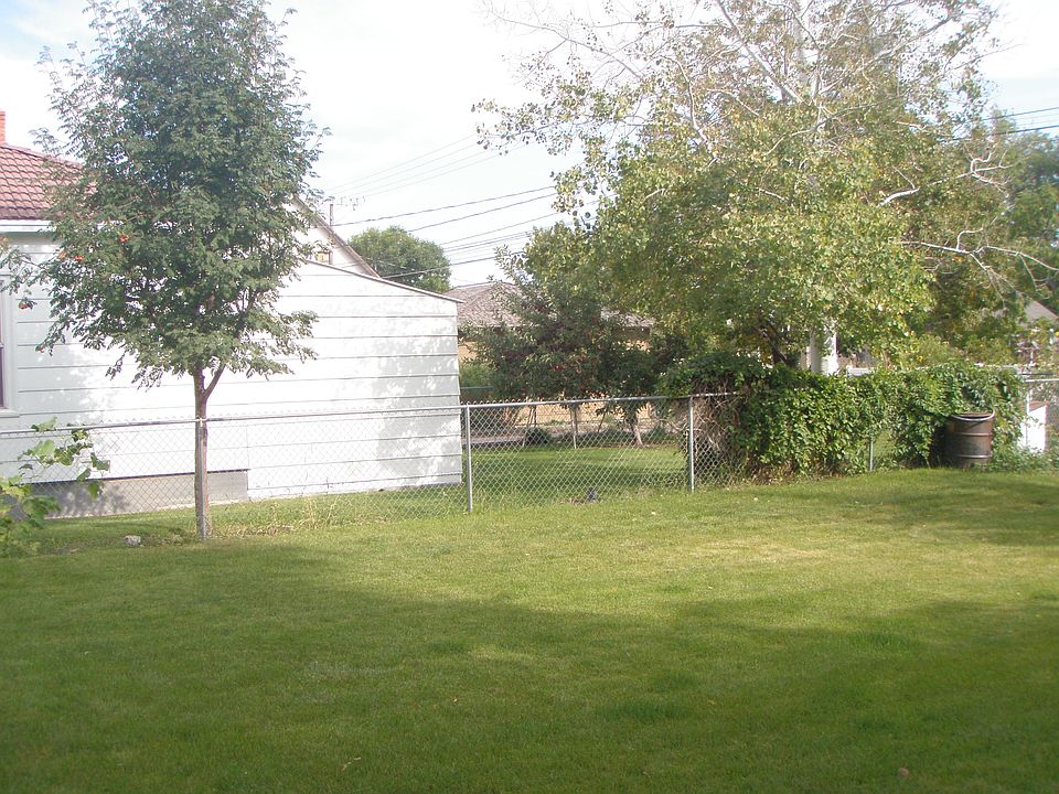 Completely fenced back yard