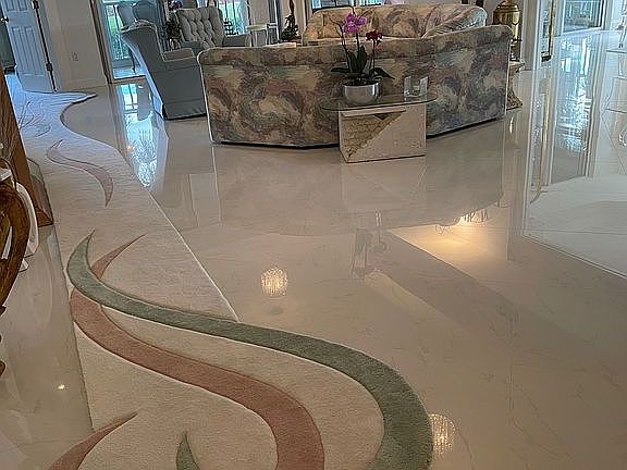 Living room from foyer