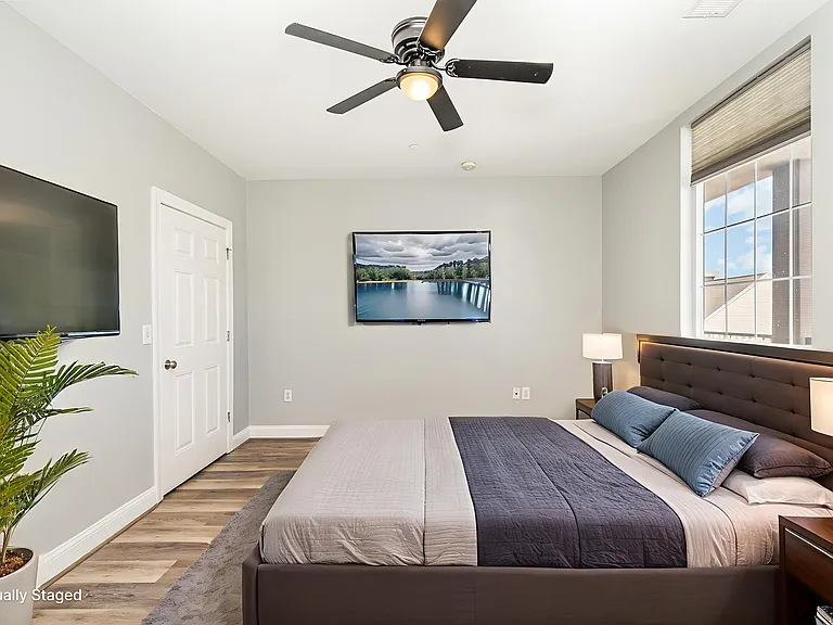 Virtually Staged Main Level Bedroom