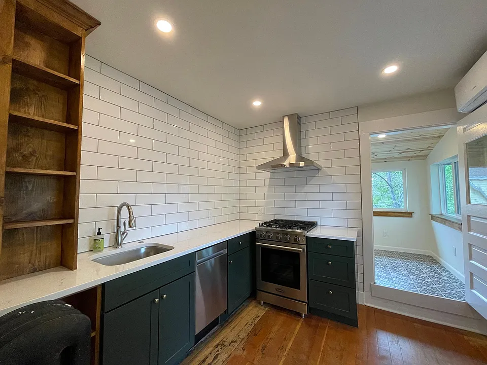 Kitchen with new appliances