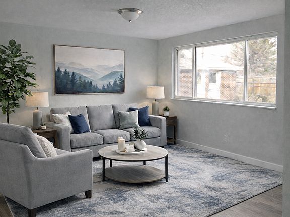 decorated living room