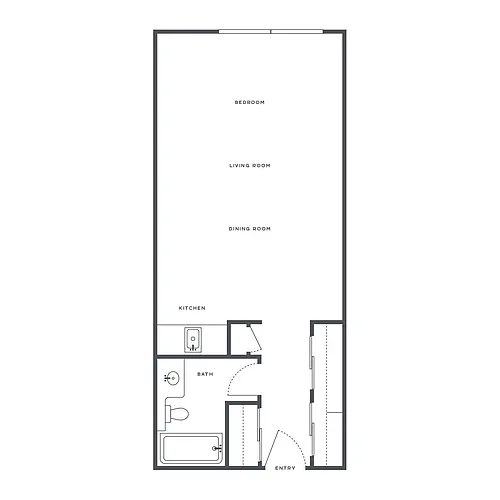 Floor plan Studio - S1