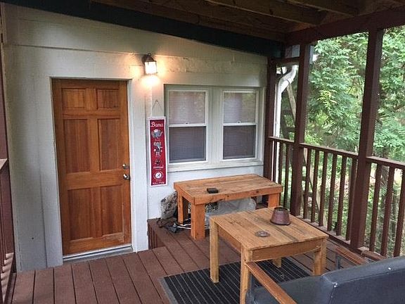 Front door from screened porch