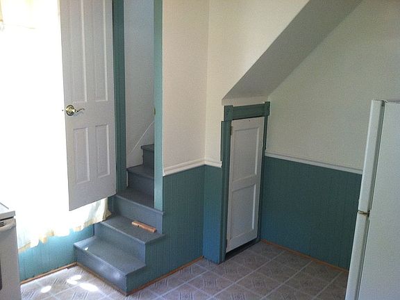back stairs from kitchen