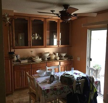 built in kitchen cabinet display